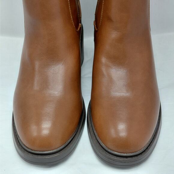 ShoeDazzle Womens Riding Boots Size 8 Brown Knee High Western Coastal Cowgirl - Picture 5 of 8